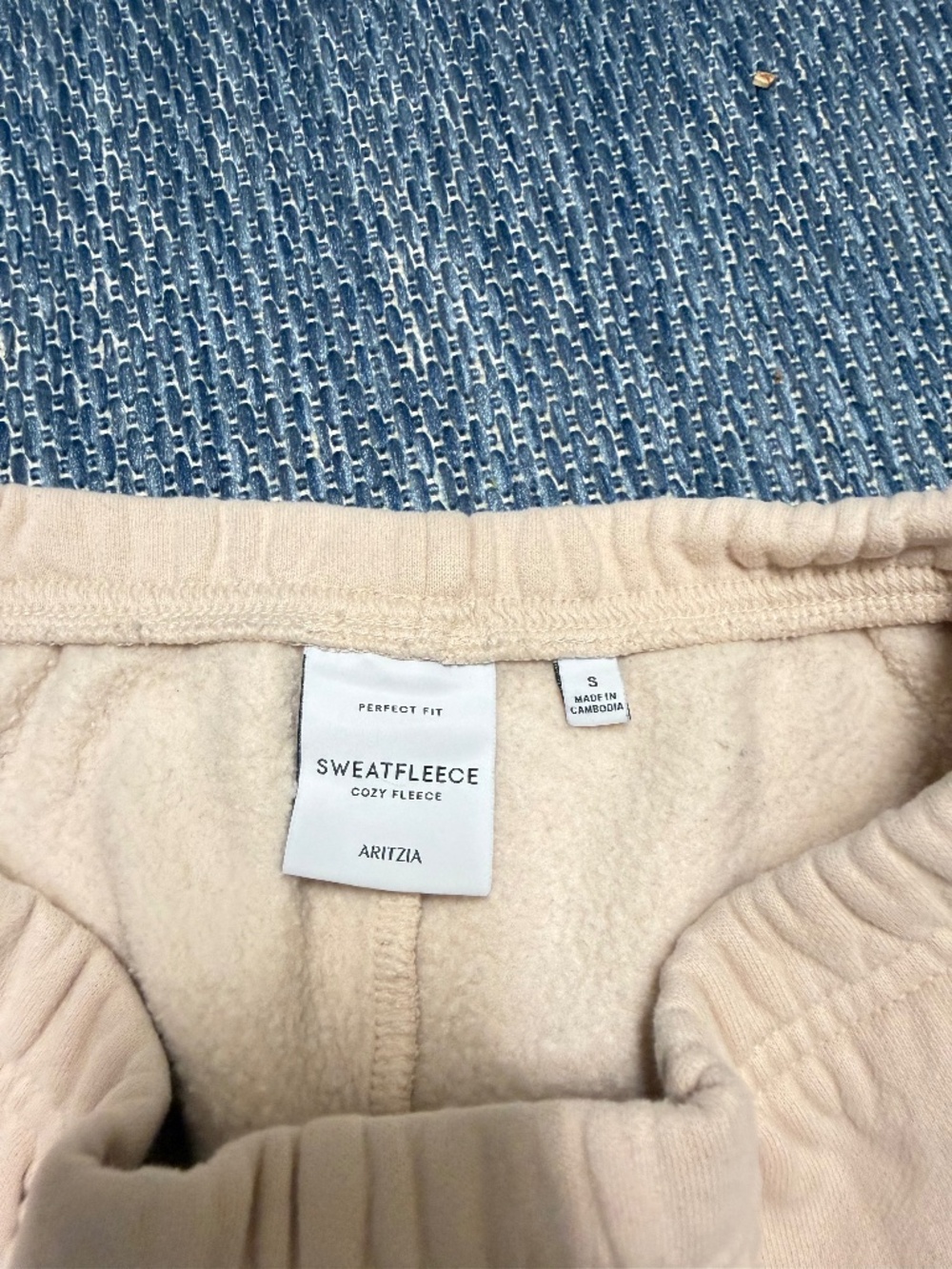 Aritzia Pink SweatFleece Shorts